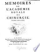 Mémoires de l'Académie Royale de Chirurgie