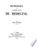 Mémoires De L'Académie Royale De Médecine