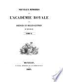 Mémoires de l'Académie royale des sciences