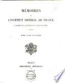 Mémoires de l'Institut Impérial de France
