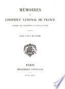 Mémoires de l'Institut national de France