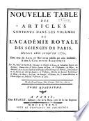 Mémoires de la Classe des sciences, mathématiques et physiques de l'Institut national de France
