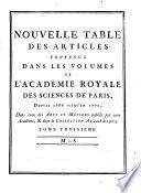 Mémoires de la Classe des sciences, mathématiques et physiques de l'Institut national de France