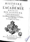 Mémoires de la Classe des sciences, mathématiques et physiques de l'Institut national de France