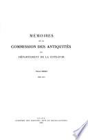 Mémoires de la Commission des antiquités du département de la Côte-d'Or