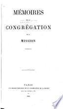 Mémoires de la Congregation de la mission