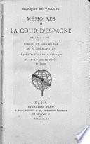 Mémoires de la cour d'Espague de 1679 à 1681