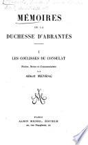 Mémoires de la duchese d'Abrantès