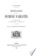 Mémoires de la duchesse d'Abrantès