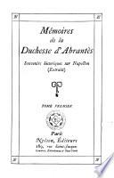 Mémoires de la Duchesse d'Abrantès