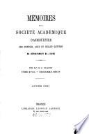 Mémoires de la Société Académique d'Agriculture des Sciences, Arts et Belles-Lettres du Département de l'Aube