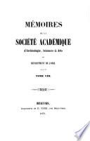 Mémoires de la Société Académique d'Archéologie, Sciences et Arts du Département de l'Oise