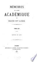 Mémoires de la Société académique de Maine et Loire