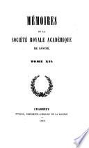 Memoires De La Societe Academique De Savoie