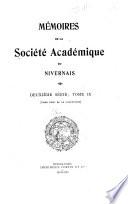 Mémoires de la Société académique du Nivernais