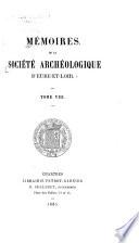 Mémoires de la Société archéologique d'Eure-et-Loir