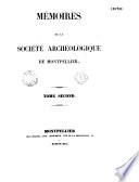 Mémoires de la Société archéologique de Montpellier