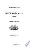 Mémoires de la Société Archéologique de Touraine