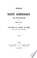 Mémoires de la Société archéologique de Touraine
