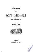 Mémoires de la Société archéologique de Touraine