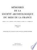 Mémoires de la Société archéologique du midi de la France