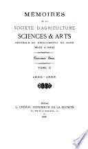 Mémoires de la société d'agriculture, sciences & arts centrale du département du Nord séant a Douai