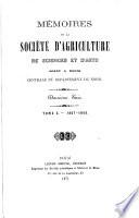 Mémoires de la société d'agriculture, sciences & arts centrale du département du Nord séant a Douai