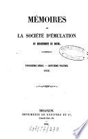 Mémoires de la Société d'Emulation du Département du Doubs