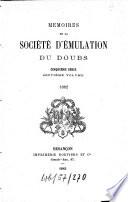 Mémoires de la Société d'Emulation du Doubs