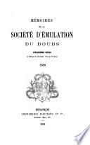 Mémoires de la Société d'émulation du Doubs