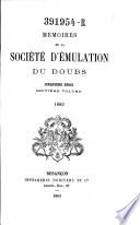 Mémoires de la Société d'Emulation du Doubs