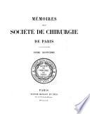 Memoires de la Societe de chirurgie de Paris