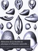 Mémoires de la Société de physique et d'histoire naturelle de Genève