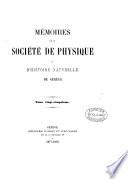memoires de la societe de physique