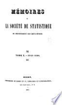 Mémoires de la Société de statistique du département des Deux-Sèvres