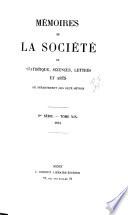 Mémoires de la Société de statistique, sciences, lettres et arts du département des Deux-Sèvres