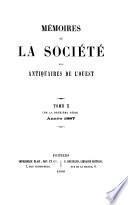 Mémoires de la Société des antiquaires de l'Ouest