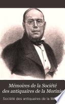 Mémoires de la Société des antiquaires de la Morinie
