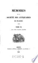 Mémoires de la Société des Antiquaires de Picardie