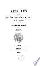 Mémoires de la Société des antiquaires de Picardie