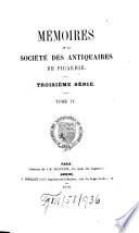 Mémoires de la Société des Antiquaires de Picardie