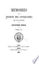 Mémoires de la Société des antiquaires de Picardie