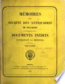 Mémoires de la Société des antiquaires de Picardie