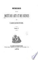 Mémoires de la Société des arts et des sciences de Carcassonne