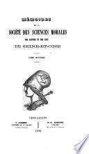 Mémoires de la Société des sciences morales des lettres et des arts de Seine-et-Oise [afterw. Académie de Versailles].