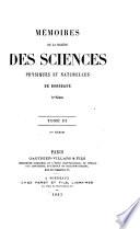 Mémoires de la Société des sciences physiques et naturelles de Bordeaux
