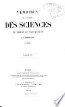 Mémoires de la Société des Sciences Physiques et Naturelles de Bordeaux