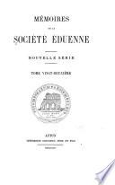 Mémoires de la Société Éduenne