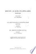 Mémoires de la Société finno-ougrienne