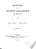 Mémoires de la Société géologique de France
